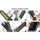 NEW Leapers UTG PRO Model 4/AR15 Carbine Length Drop-in Quad Rail, 12 Rail Covers, MTU001