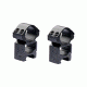 Nikko Stirling 30mm Weaver Rings, Medium, Matte Black, NSMM30WH