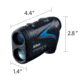 Nikon CoolShot 40i 6x21mm Golf RangeFinder, Black/Blue, 16202