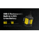 Nitecore BB Nano USB-C Rechargeable Air Duster for Cameras and Electronics, Black, 6952506496488