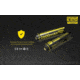 Nitecore NL1826R 2600mAh USB Rechargeable 18650 Li-ion Battery, Yellow, 6952506492299