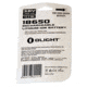 Olight 18650 Rechargeable Lithium-Ion Battery - 3400mAh, Blue OLIGHT-18650-3400MAH-CARD