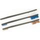 Otis Technology AP Brushes - 3 Pack, White/Blue/Bronze, Small, FG-316-3-NBBZ