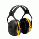 Peltor Over-the-Head Earmuffs, Black/Yellow, 10 EA/Case, One Size Fits Most XA007707848
