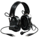 PELTOR 3M, SwatTac, VI NIB Headset, Foldable, Dual Lead, Standard Dynamic MIc, MI Input, Nato Wiring, Black, 7100202858