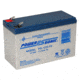 Power Sonic 12 Volt 7Ah Sealed Lead Acid Battery w/ F2 Terminal, Blue/Gray PS1270F2