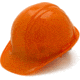 Pyramex Cap Style 4 Point Ratchet Suspension Hard Hat - Orange HP14140