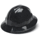 Pyramex Full Brim 4 Point Ratchet Suspension Hard Hat - Black HP24111