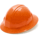 Pyramex Full Brim 4 Point Ratchet Suspension Hard Hat - Orange HP24140