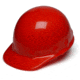 Pyramex Sleek Shell Cap Style 4 Point Ratchet Suspension Hard Hat - Red HPS14120