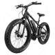 Rambo Bikes Savage Electric Bicycle, Bafang BBS02 750W High Torque Motor, 19 mph Speed w/o Pedaling, Black, 750W