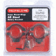 Redfield 30mm Rotary Dovetail Steel Rifle Scope Rings, Standard Height, Black Luster 47383