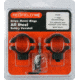 Redfield Mounts 1in Rotary Dovetail Steel Rifle Scope Rings - High, Matte Black 47228