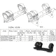 Sako Sako Trg Optilock Scope Mount 3 Ring 30mm Diameter Low 3334mm Height Phosphate 30 Moa S151f922