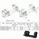 Sako Sako Trg Optilock Scope Mount, 3 Ring - 30mm Diameter, Med, 37/38mm Height, Phosphate 30 Moa S151F917