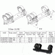 Sako Sako Trg Scope Mount, 3 Ring - 34mm Diameter, Med, 36/37mm Height, Phosphate 30 Moa S151F972