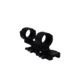 Samson DMR 34mm Scope Mount Rings w/20 MOA Bias, 2 inch Offset, Black, 03-00099-01