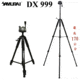 SAMURAI DX999 Black Aluminum Light Weight Tripod, Black, DX999