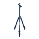 SAMURAI Outdoor-X Carbon 4-Section Carbon Fiber Compact w/Ball Head Travel Tripod, Black, OUTDOORX