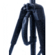 EDEMO SAMURAI Traveller Outdoor 9000 w/ Pan/Tilt Head Tripod, Black, TVM9000, EDEMO1