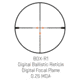 SIG SAUER Sierra3BDX 2.5-8x30mm Rifle Scope 30mm Tube, Second Focal Plane, Black, BDX-R1 Digital Reticle, SOK14BDX02