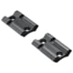 Simmons Savage 110, Matte Black Aluminum Base Pair, PDQ, Blister, SM48488PDQ
