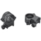 Simmons Dual Strap Ring Matte Black 1in X-High PDQ, Clam, SM49049PDQ