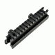 Sniper 1.22 in High Profile Riser Rifle Scope Mount - 13 Picatinny Slots, Black MRSLH