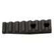 Spuhr Picatinny Rail - Height 14 mm/.55in/Length 75mm/2.95in, Black, 2 Hole, A-0032
