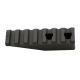 Spuhr Picatinny Rail - Height 20mm/.79in/Length 75mm/2.95in, Black, 2 Hole, A-0037