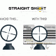 Straight Shot Segway Reticle Leveler Mark III, White Mark III