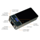 Tenergy POWER x 4 18000mAh Power Bank, Black 51106