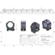 Tier One Tactical Rings - 30mm Low, Black, T1TAC30L