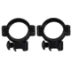 TruGlo Lightweight 1in Scope Rings Mounts, Rimfire/Airgun Rails, Medium, Black, TG-TG8960B2