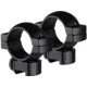TruGlo Lightweight 1in Scope Rings Mounts, Rimfire/Airgun Rails, Medium, Black, TG-TG8960B2