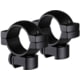 TruGlo Lightweight 1in Scope Rings Mounts, Rimfire/Airgun Rails, Medium, 2 Screws Per Ring, Black, TG-TG8960B2