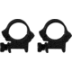 TruGlo Lightweight Quad Lock 1 in Scope Rings Mount, Picatinny/Weaver Rails, High, Black, TG-TG8961B2