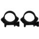 TruGlo Lightweight Quad Lock 1 in Scope Rings Mount, Picatinny/Weaver Rails, Medium, Black, TG-TG8961B1