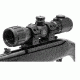 UTG PRO 1 in Low Profile P.O.I Picatinny Rifle Scope Rings, Black, 2 Pieces RWU012510