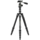 Vanguard Aluminum 4 in 1 Tripod w/ Ball Head, Pan Handle, Monopod, 265HABP, Black, VEO3T265HABP