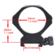 Vector Optics 34mm X-Accu Low Profile Picatinny Rings, Black, SCTM-52