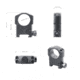 Vector Optics High Profile Weaver Rings