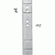 Warne 1 Piece Steel Base Mount, Thompson Center Contender - Silver - M988S