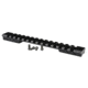 Warne Weatherby Mark V Standard 6 lug Mountain Tech Tactical Rail, 20MOA, Black, 7653-20MOA