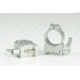 Warne Maxima Steel Rings, 1in, Weaver/Picatinny, QD, Medium - Silver 201LS