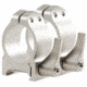 Warne Maxima Steel Rings, 1in, Weaver/Picatinny, QD, Medium - Silver 201LS