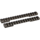 Warne Tactical 20MOA Long Distance Rail, Remington Police Long Action - Matte Black