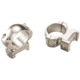 Weaver Cross Lock Rifle Scope Rings, 1in, High, Silver 49322