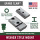 Weaver Grand Slam S46 Savage 110 8-40 Rifle Scope Base, Matte Black, 48260