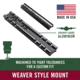 Weaver Top Mount Aluminum Base 410, Black, 48513